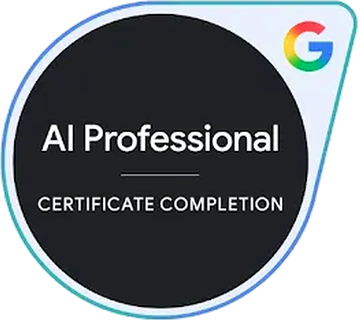 Google AI Professional 認定バッジ